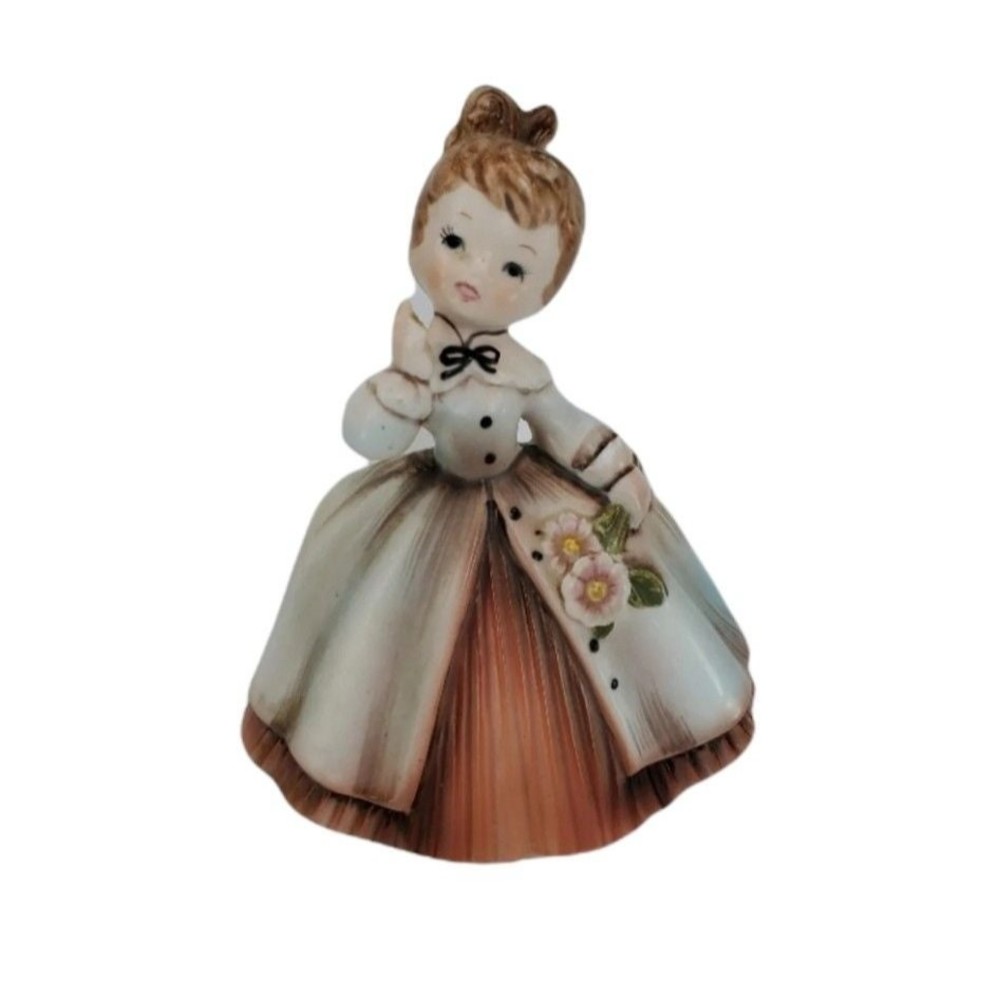 Vintage Inarco Ceramic Girl Vase Figurine